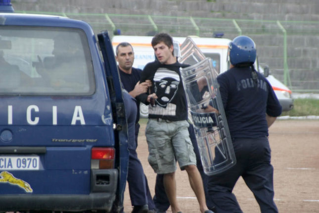 albania police