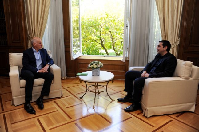 papandreou tsipras