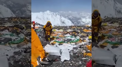 HEARTBREAKING VIRAL VIDEO of Huge Pile of Garbage on Mount Everest 0 8 screenshot