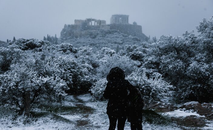 χιόνια αττική